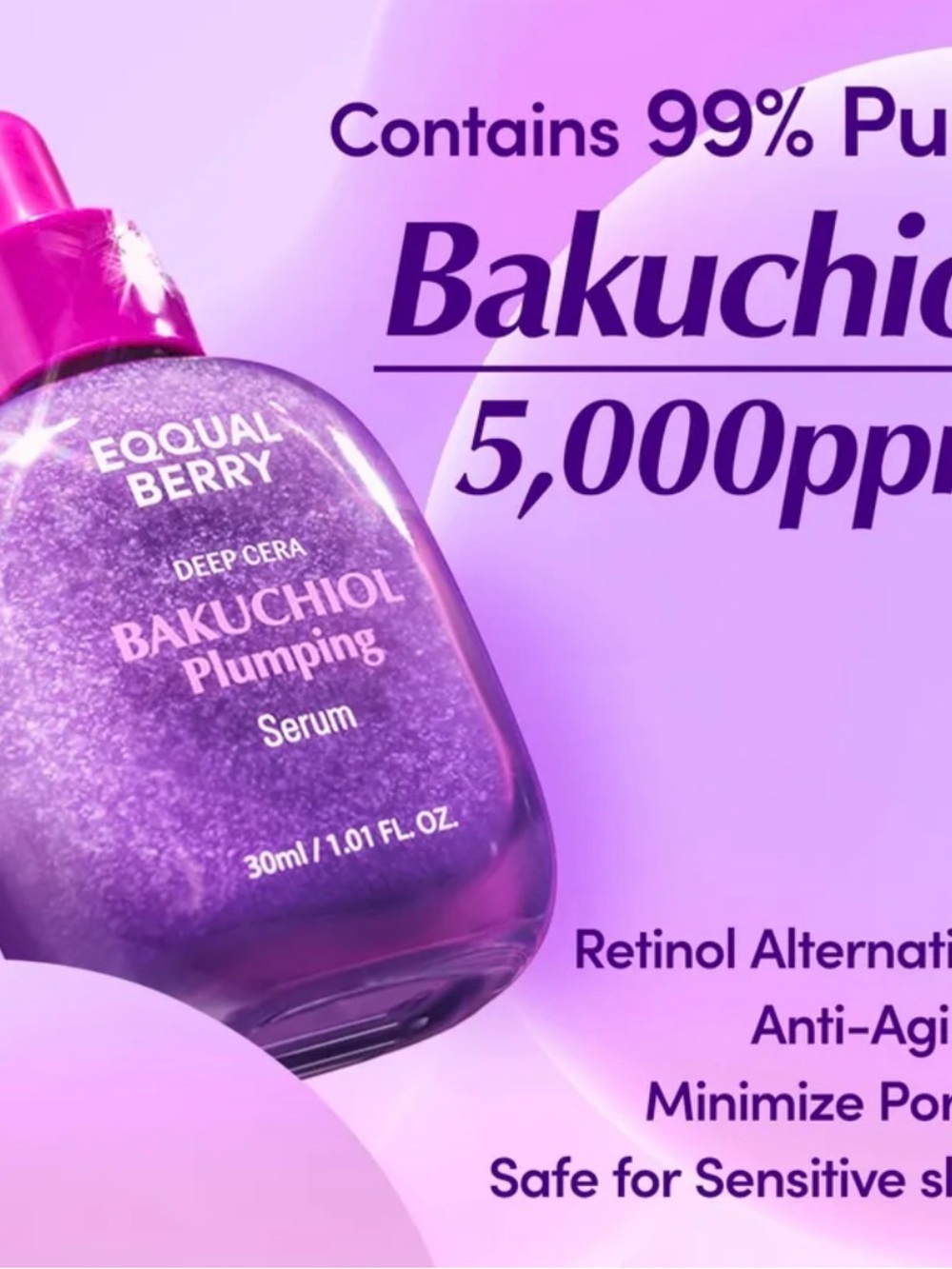 Bakuchiol Plumping Serum — Purple